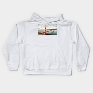 Golden Gate Bridge Abstract Painting Kids Hoodie